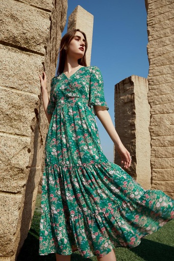[107322114079_Var-383589] Dresses_L_Green tone